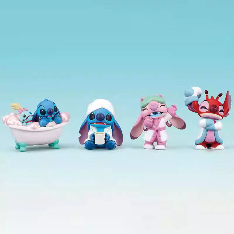 HEROCROSS Disney Stitch Nighttime Bath Relax Time Blind Box, Actionfigur - Bild 3