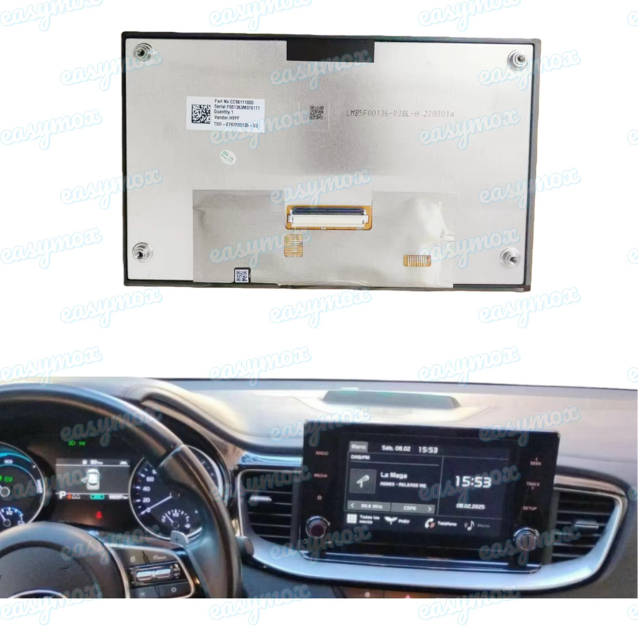 Easymox Multimedia Head Unit mit 8 Zoll LCD Touchscreen für KIA Ceed und XCeed (Modelljahre 2020–2024) in Schwarz - Bild 4