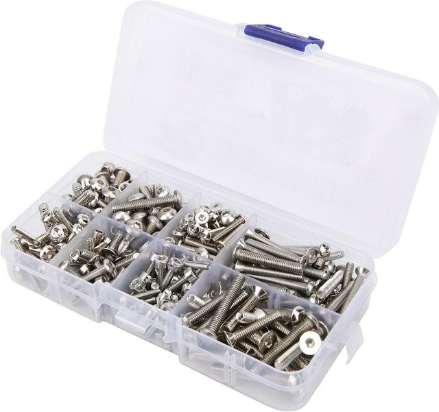 Fishine Edelstahl Schrauben Set in Silber für Traxxas Maxx 110 RC Auto Zubehör - Bild 1