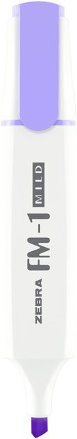 ZEBRA Textmarker FM-1 Mild Highlighter mit Keilspitze in Lila - Bild 1
