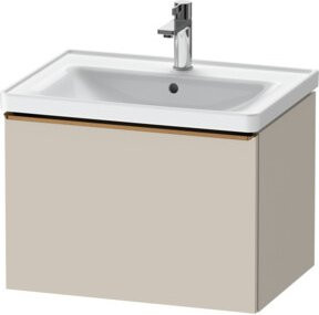 Duravit Waschtischunterschrank D-Neo beige, wandhängend, B: 63,4 cm, T: 45,2 cm, H: 44,0 cm - Bild 1