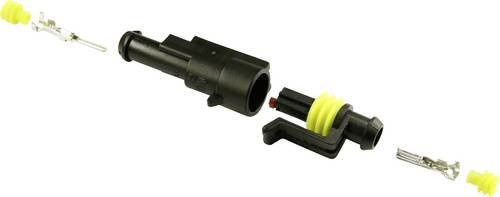 BAAS Superseal Set AMP-Superseal 1.5mm Serie, Polzahl ES11, Rastermaß: 6mm, Schwarz - Bild 1