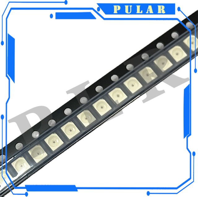 PULAR 20 Stück SMD LED-Lampenperlen PLCC-4 3528 RGB Multicolour Weiß Rot Orange Blau B/T/H: 3,5 x 2,8 x 1,9 mm - Bild 1