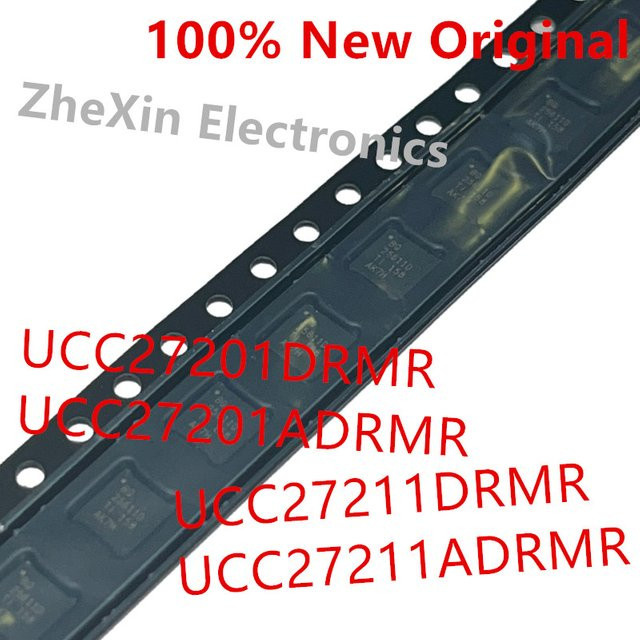 10er Set Gate-Treiber-Chips UCC27201DRMR, UCC27201ADRMR, UCC27211DRMR und UCC27211ADRMR in Schwarz - Bild 1