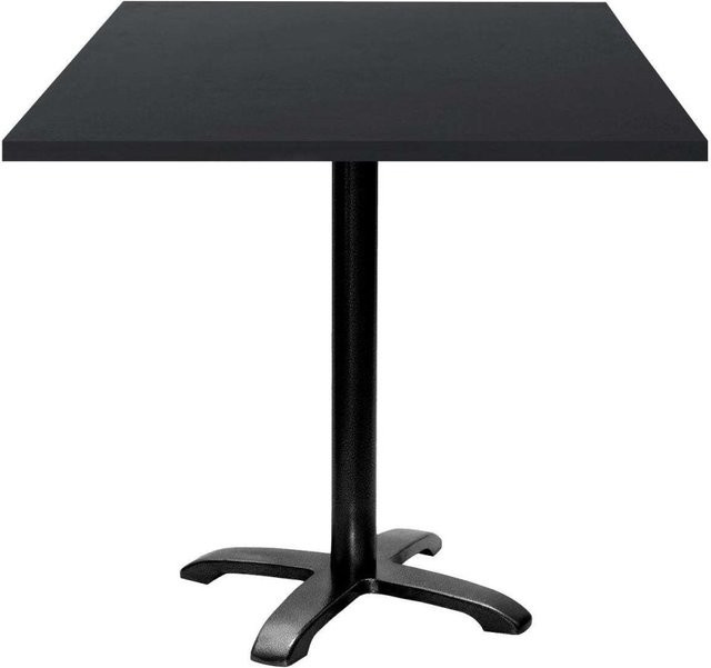 RestooTab Tisch Bazila quadratisch in Schwarz, B/T/H: 70 x 70 x 74 cm - Bild 1