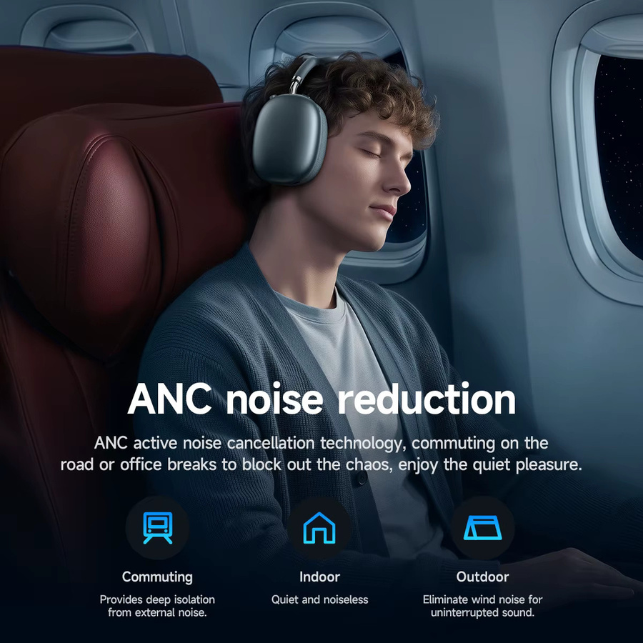 HOCO W65 Plus ANC Bluetooth Over-Ear Kopfhörer mit Geräuschunterdrückung in Multicolour - Bild 2