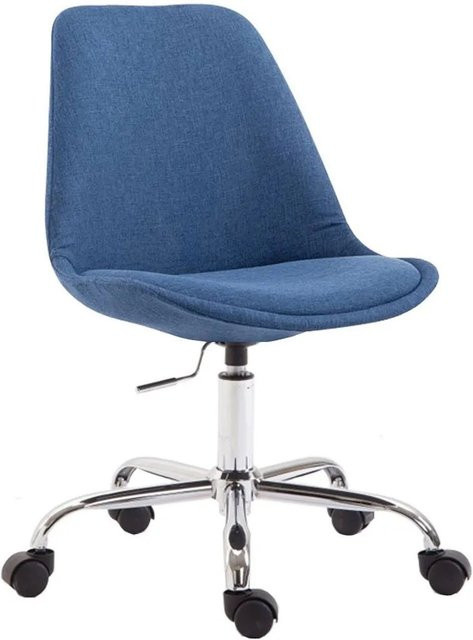 CLP Bürostuhl Toulouse Task Chair aus Stoff in Blau mit Rollen für Home-Office und Büro - Bild 1