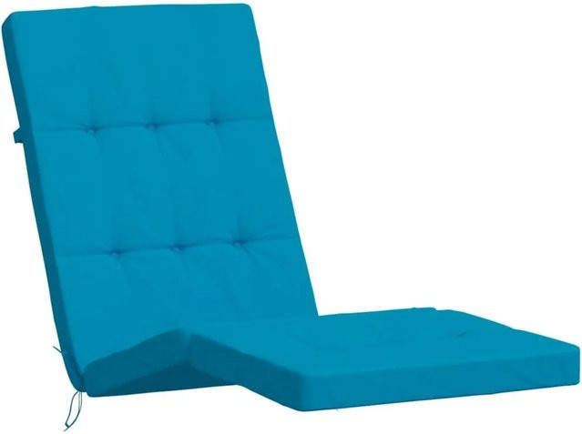 vidaXL Liegestuhl-Auflagen 2er-Set Hellblau aus wasserabweisendem Oxford-Gewebe - Bild 1