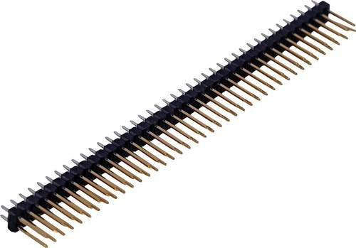 Molex Stiftleiste Standard mit 2 Reihen in Schwarz und Gold - Bild 1