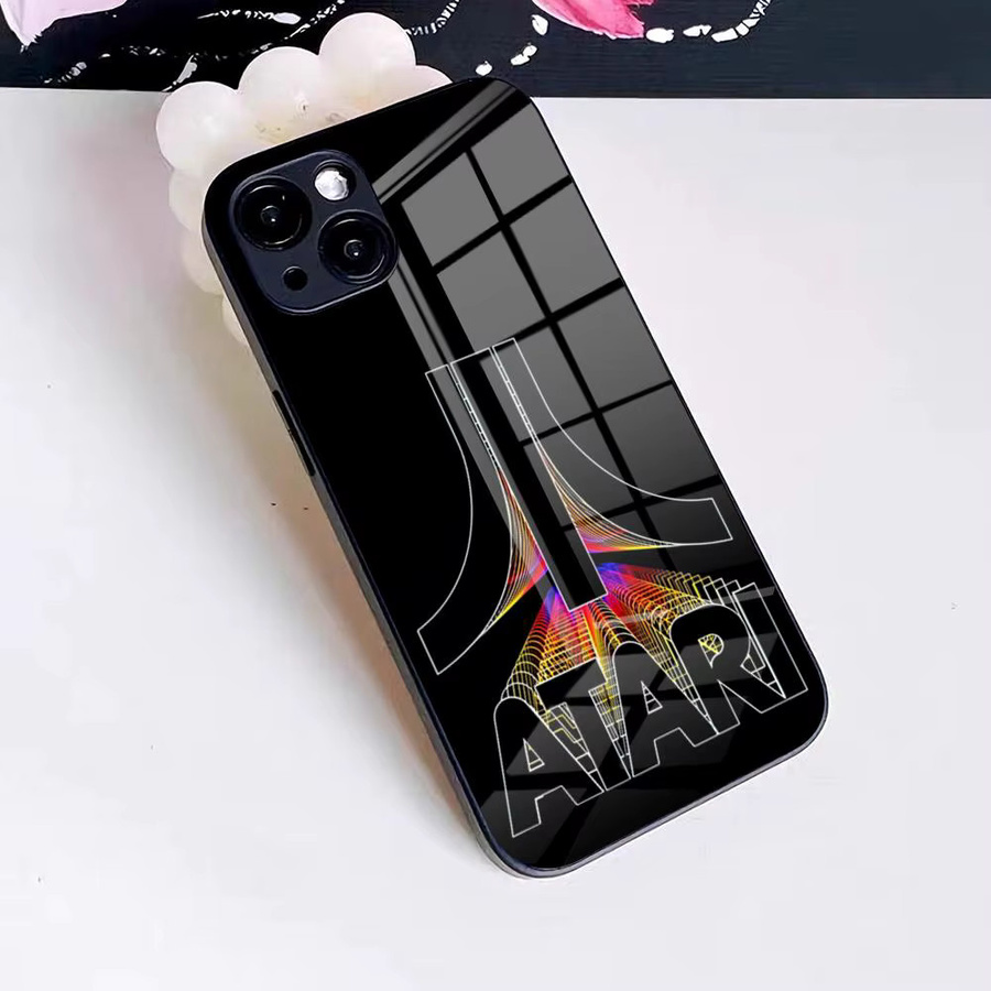 Potdemiel Atari Handyhülle mit Glasabdeckung für iPhone in Schwarz - Bild 2