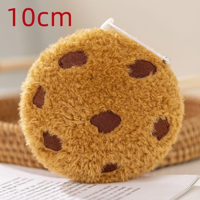 Yiran toy Cartoon-Kekse Plüsch-Sitzkissen, Plüsch / Textil, Braun - Bild 1