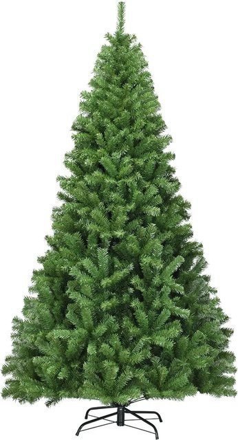 Costway Künstlicher Weihnachtsbaum in Grün mit Klappsystem, Höhe: 180 cm - Bild 1