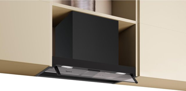 Neff Dunstabzugshaube D65XCC2S0 in Schwarz und Transparent, Unterbauhaube mit Abluft oder Umluft, B/T/H: 60,0 x 65,0 x 64,8 cm - Bild 1
