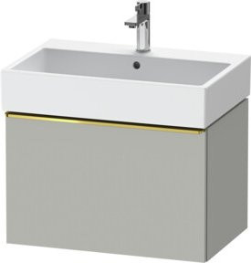 Duravit Waschtischunterschrank D-Neo grau glänzend, wandhängend, B: 68,4 cm, T: 44,2 cm, H: 44,0 cm - Bild 1