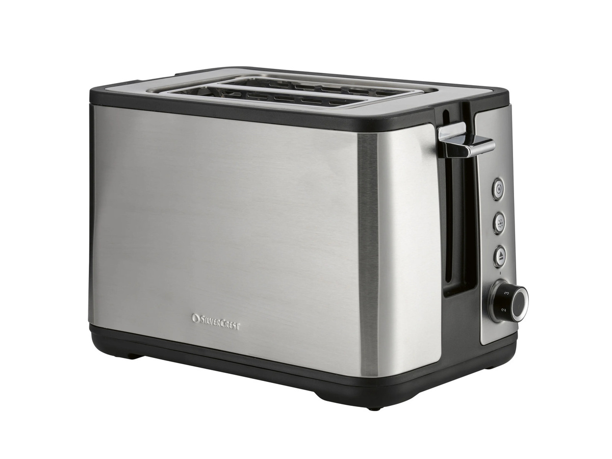 SILVERCREST Doppelschlitz-Toaster STE 850 F1 in Silber mit Edelstahlgehäuse und Automatik-Abschaltfunktion - Bild 2