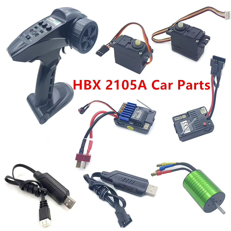 HBX RC Auto Ersatzteile, Servoempfänger, ESC, Fernbedienung, Differentialantriebswelle, Ladegerät, Antriebswellen - Bild 2