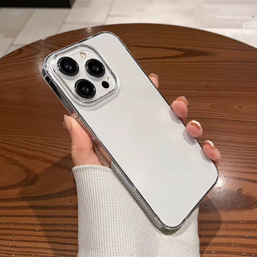 Stoßfeste transparente Handyhülle aus hartem Acryl für Apple iPhone 11 bis iPhone 18 Pro Max und 17 Air - Bild 1