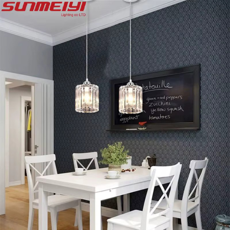 SUNMEIYI Kristall-Kronleuchter in Chrom im modernen amerikanischen minimalistischen Stil - Bild 3