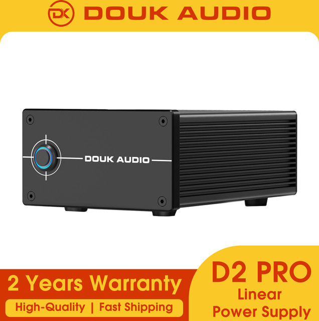 Douk Audio Lineares Netzteil DC 12V 35W Schwarz für Vorverstärker und DAC - Bild 1