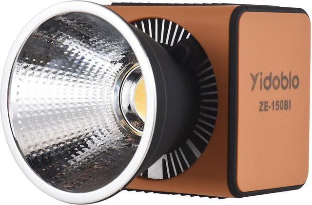 YIDOBLO ZE-150BI Tragbares COB-Videolicht 150W LED Fotografie-Fülllicht mit dimmbarer Farbtemperatur 2700K-7500K in Braun - Bild 1