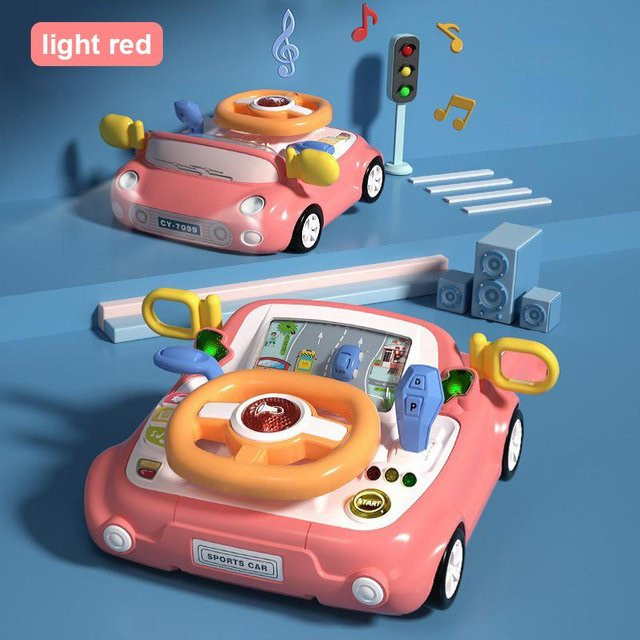 Linyi toy car Lenkrad Fahrspielzeug, Musikalisch, Interaktiv, ab 3 Jahre - Bild 1