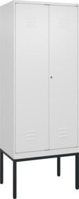 C+P PSA Doppel-Spind Classic PLUS Gestell mit 2 Abteilen, Zylinderschloss, B/T/H: 212 x 80 x 50 cm - Bild 1