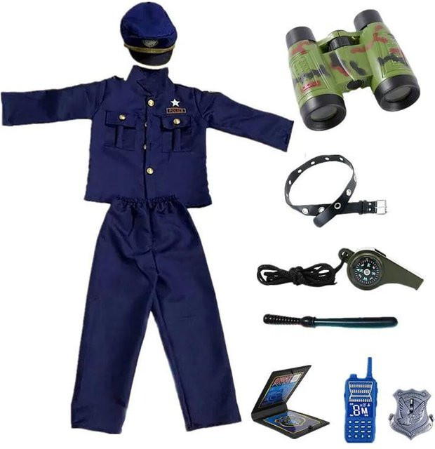America Polizei Kostüm, Polizisten Kostüm, Set / Bundle, ab 3 Jahre - Bild 1