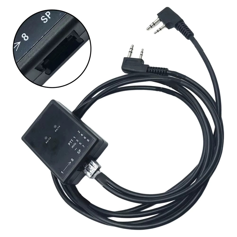 Baofeng K-Typ Repeater-Box für Walkie-Talkie UV/VU-Band Zwei-Wege-Funkstation Zubehör, Schwarz - Bild 4