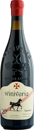Winiveria Saperavi Rotwein 2023, Kachetien, Georgien, 0,75 l
