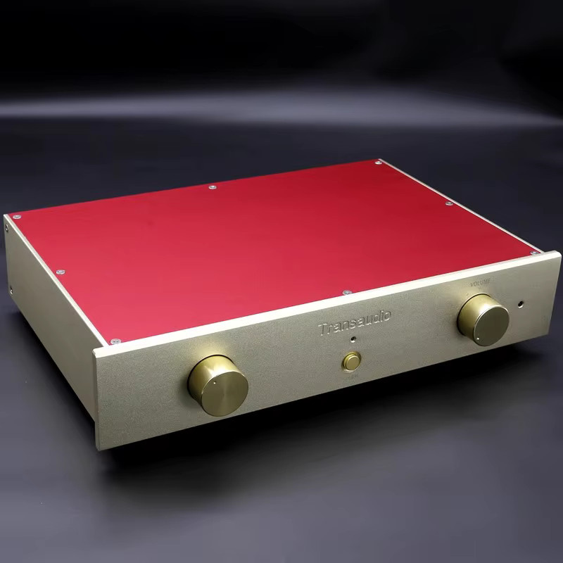 SENGTERBELLE STR601C MASTER Version HiFi-Audio-Vorverstärker mit XLR-Symmetrischem Ein- und Ausgang in Schwarz und Rot - Bild 1
