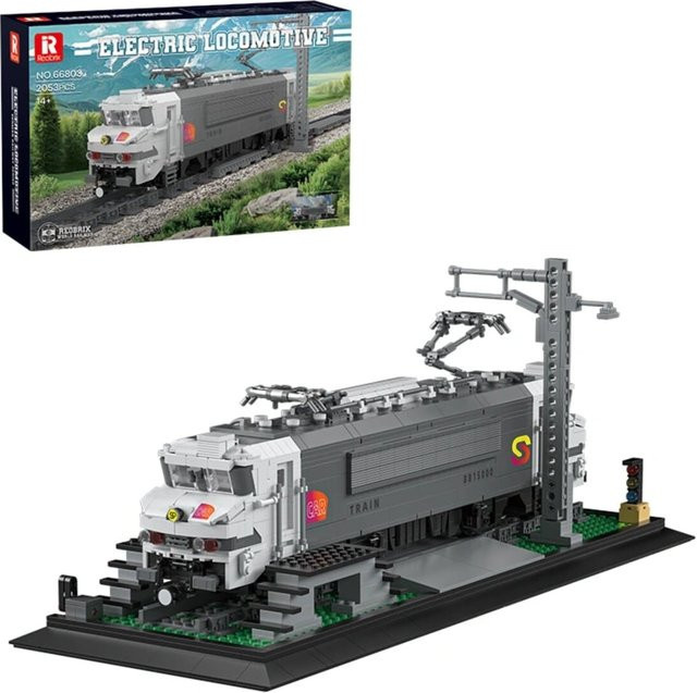 Reobrix Elektrolokomotive Klemmbaustein 2052 Teile ab 14 Jahren - Bild 1