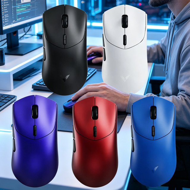 Rapoo VT7 MAX E-Sports Gaming Maus in Schwarz mit 8K Abtastrate und ultraleichtem Design (53g) - Bild 1