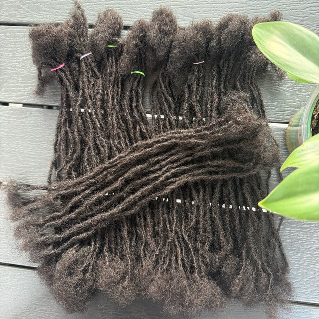 MAKI Dreadlock Extensions, 2 mm, 100 % Echthaar, Unisex - Bild 1