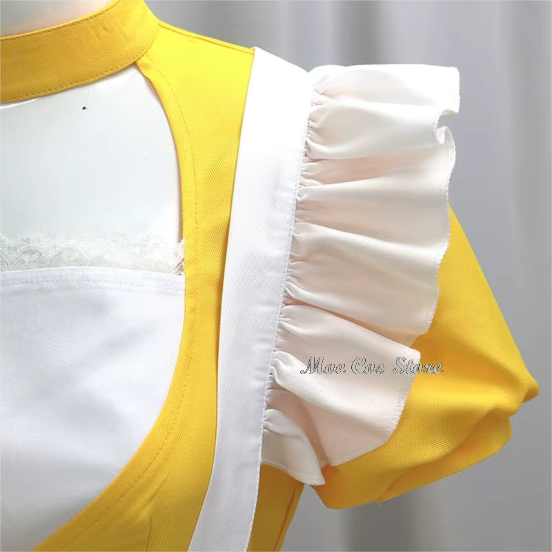 Moe Cos Store FNaF Spielzeugset, gelbes Chica-Cosplay-Kleid, Kostüm, Plüsch / Textil - Bild 2