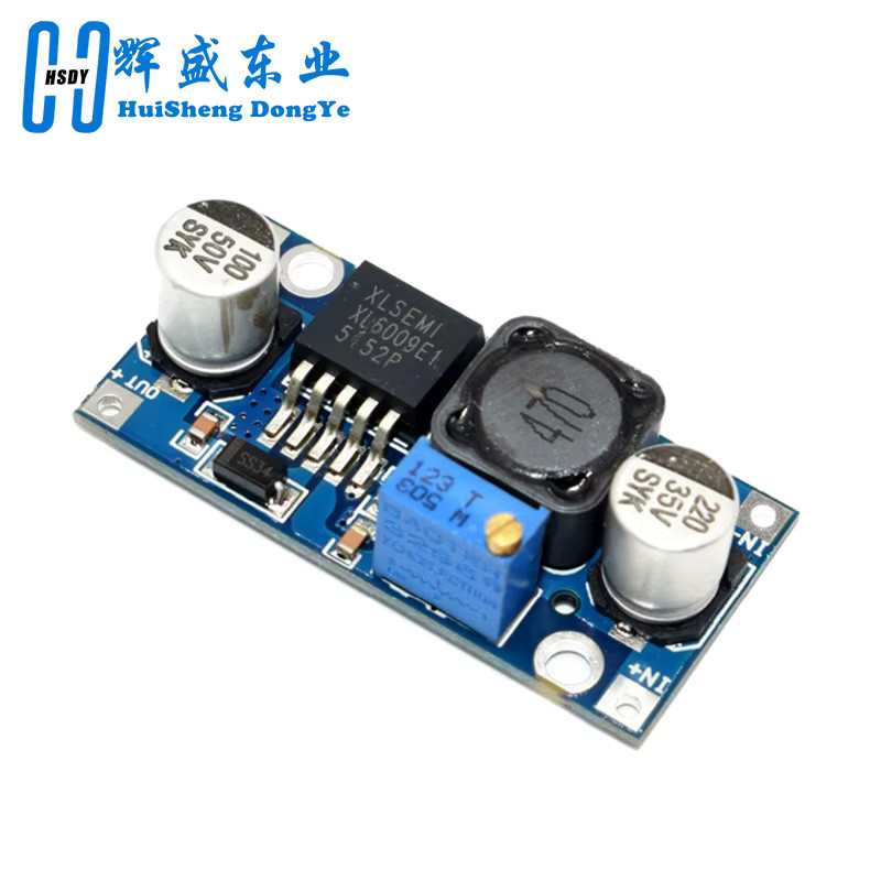 HUISHENGYUFA XL6009 DC-DC-Booster-Modul mit einstellbarem Ausgang und LED-Voltmeter in Blau - Bild 2