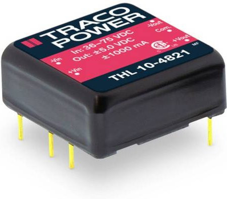 TracoPower THL 10-1212 DC/DC-Wandler Print Schwarz 12 V/DC 12 V/DC 830mA 10W - Bild 1