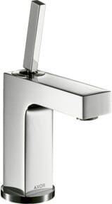 Hansgrohe Axor Citterio Einhebelmischer für das Waschbecken in Chrom mit Pin-Griff und Pop-up-Abfluss - Bild 1