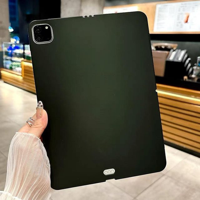 Schwarze weiche TPU Hülle für Apple iPad Pro, Air und Mini in verschiedenen Modellen - Bild 1