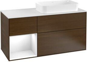 V&B Waschtischunterschrank Finion in Weiß lackiert, Breite: 120 cm, Tiefe: 50,1 cm, Höhe: 50,1 cm - Bild 1