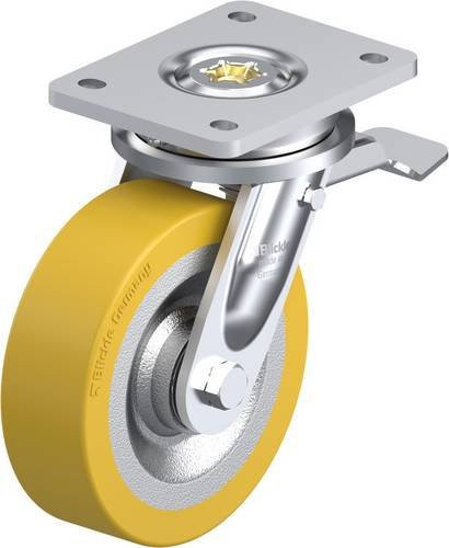 Blickle Lenkrolle LO-SETH 160K-ST mit Feststeller, Rad-Durchmesser: 16 cm, Tragfähigkeit: 700 kg - Bild 1