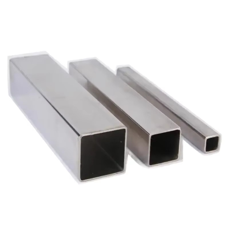 Edelstahl-Vierkantrohr in Silber - Bild 2