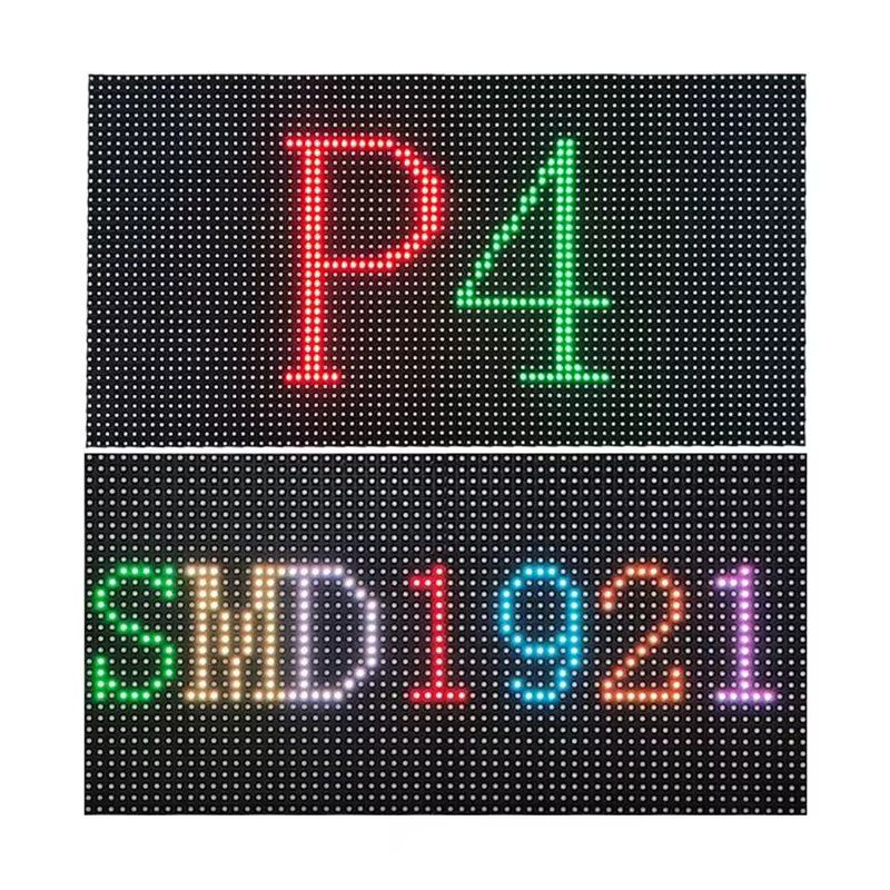 OUIO Outdoor LED Vollfarb-Matrix-Panel P4 RGB-Modul mit 80 x 40 Pixeln, HUB75 Schnittstelle, SMD1921, Wasserdicht, B: 32 cm, H: 16 cm - Bild 2