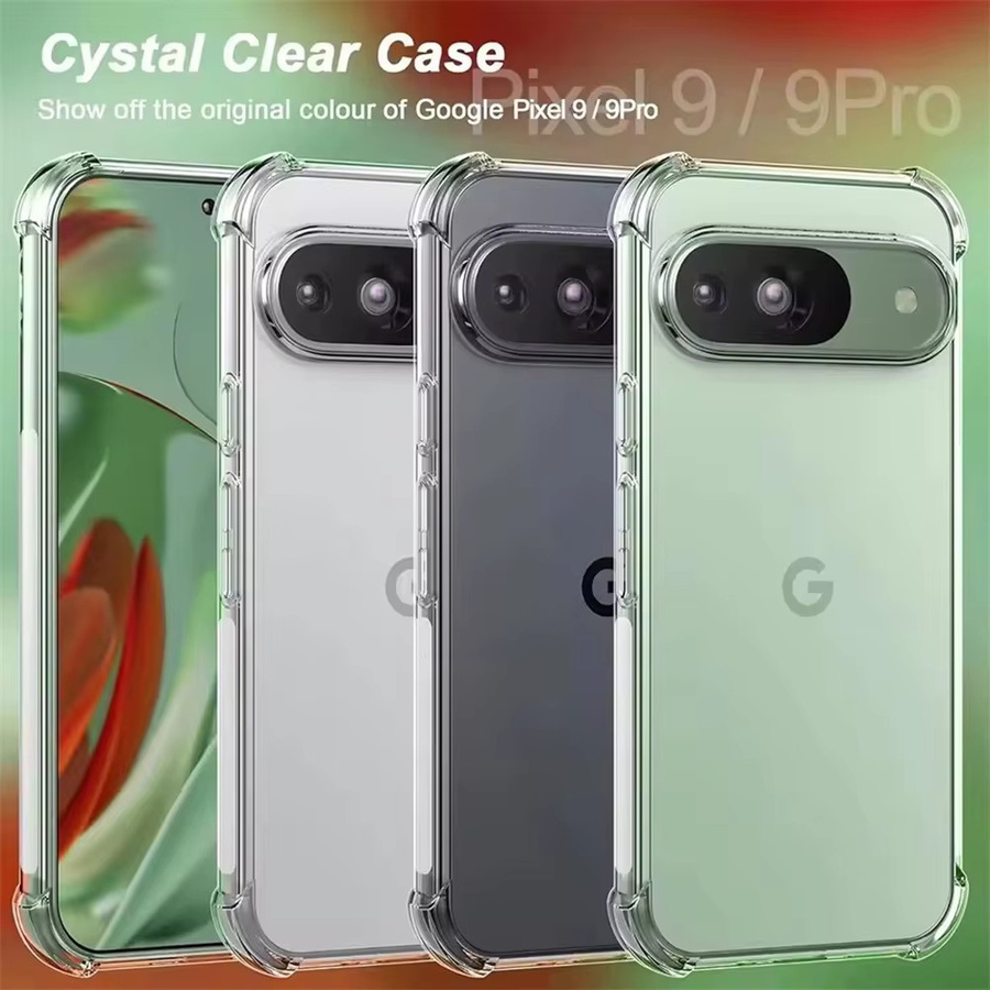 Ultra dünne transparente Handyhülle aus TPU für Google Pixel 10 9 Pro XL 8 7 Pro 9A 8A 7A 6A stoßfeste Schutzhülle - Bild 5