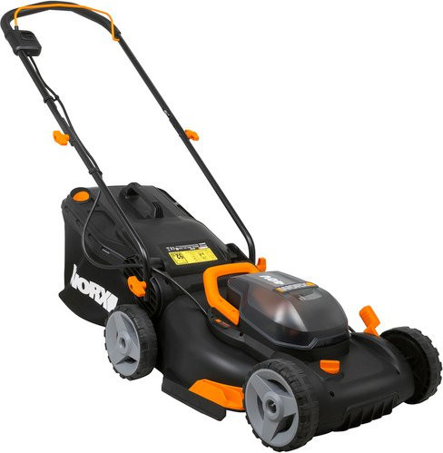 Worx Akku-Rasenmäher WG743E 40 V mit 4 Ah Akku, Schnittbreite: 40 cm, bunt - Bild 2