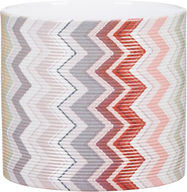 Scheurich Übertopf Fashionista Keramik Multicolor mit Querrillen, Durchmesser: 19 cm, Höhe: 17,7 cm - Bild 1