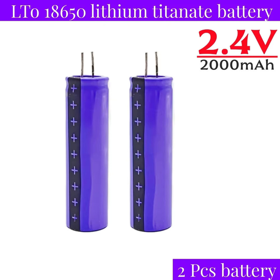 Aimjin LTO 18650 Lithium-Titanat-Batteriezelle 2,4V 2000mAh in Lila für DIY-Akku-Packs und Elektrowerkzeuge - Bild 5