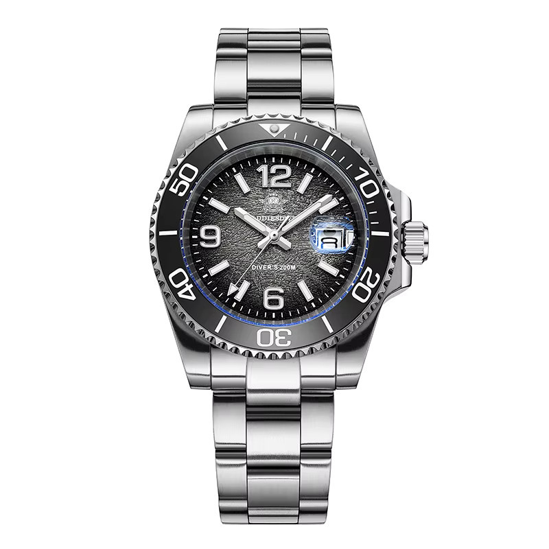 ADDIESDIVE Armbanduhr Quarz, Edelstahl, 41 mm, Herren, Blau, 20 ATM - Bild 6