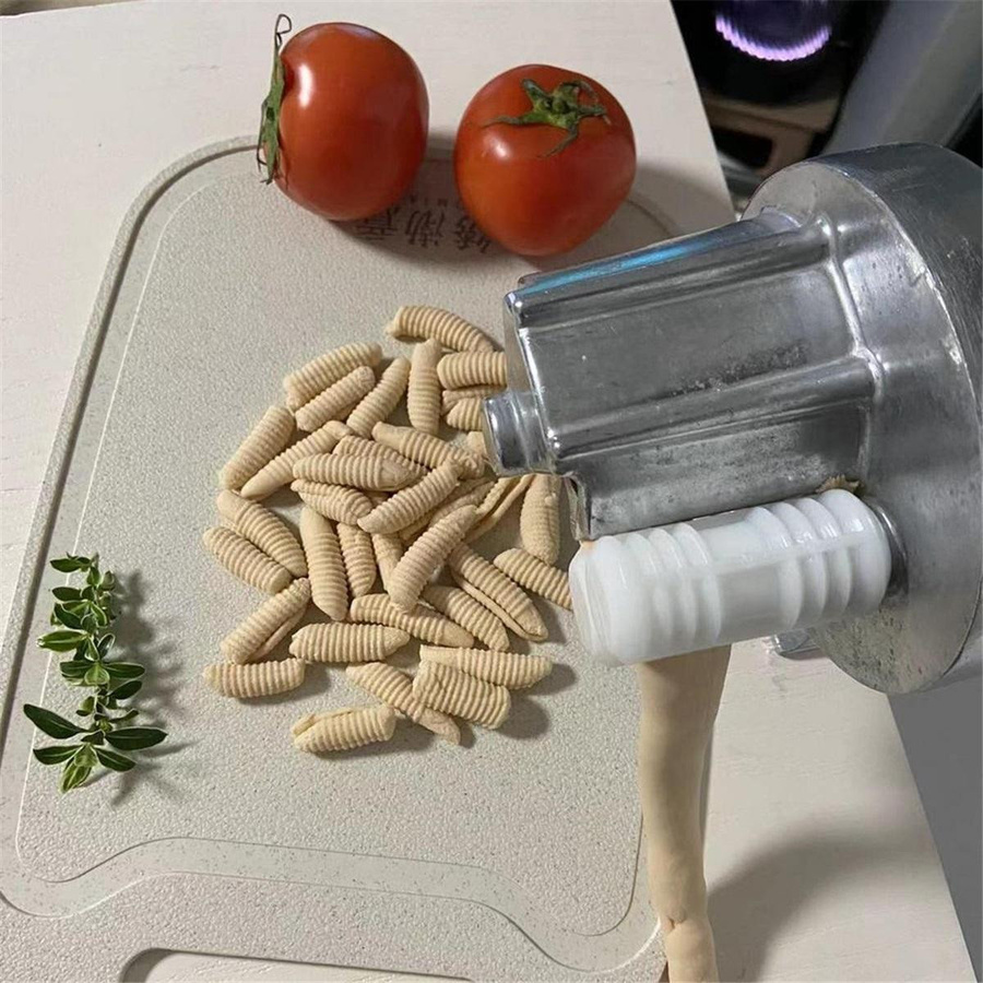 Manuelle Cavatelli-Nudelmaschine von Fair Deal Direct in Silber zur Herstellung von Makkaroni und Pasta mit ergonomischem Handkurbel-Design - Bild 5