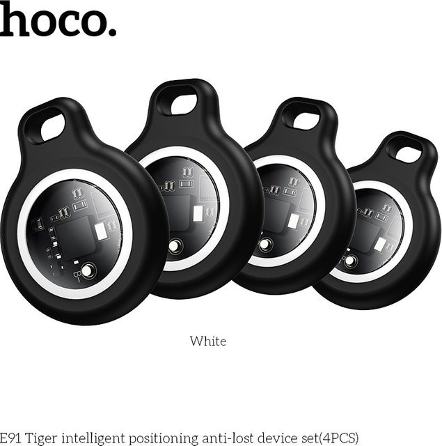 HOCO 4-teiliges Anti-Verlust-Tracker Set für Apple Find My, Bluetooth GPS-Tracker für Gepäck und Schlüssel, kompatibel mit iOS - Bild 1