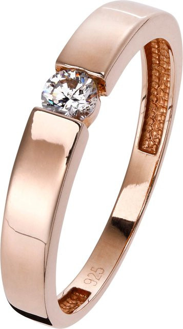 heine Fingerring 925 Silber, Kristall, Zirkonia, Unisex - Bild 1